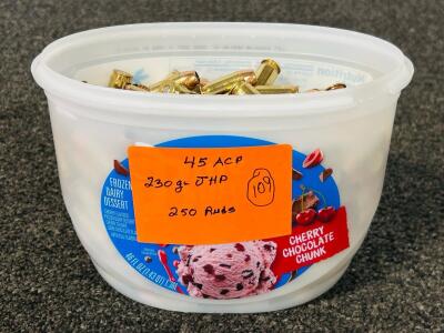 (250) Rnds Of 45 ACP 230 Gr. JHP