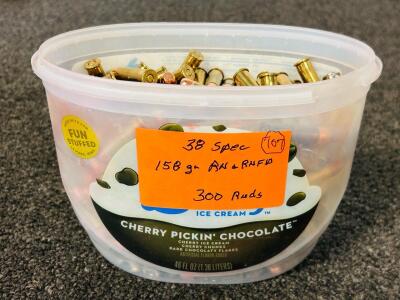 (300) Rnds. 38 Spec. 158 Gr. RN+RNFP