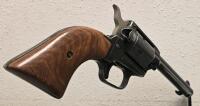 Heritage Rough Rider .22 Cal Revolver, Serial F57714, Blued Finish, Wooden Grips - 2