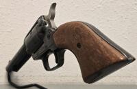 Heritage Rough Rider .22 Cal Revolver, Serial F57714, Blued Finish, Wooden Grips - 3