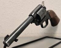 Heritage Rough Rider .22 Cal Revolver, Serial F57714, Blued Finish, Wooden Grips - 5
