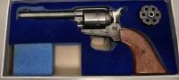 Heritage Rough Rider .22 Cal Revolver, Serial F57714, Blued Finish, Wooden Grips - 10