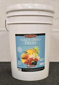 Chef's Banquet Freeze Dried Fruit Survival Prep Food- 300 Servings