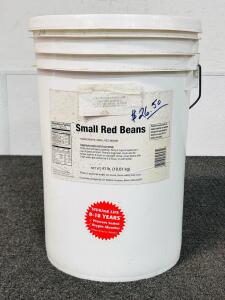 41 Lb Sealed Survival Tub Of Small Red Beans