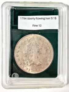1974 Liberty Flowing Hair Dollar Fine 12 (We Do Not Know If This Item Is Real Please Inspect In Person)