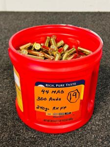 (300) Rnds Of 44 Mag. 240 Gr. RNFP