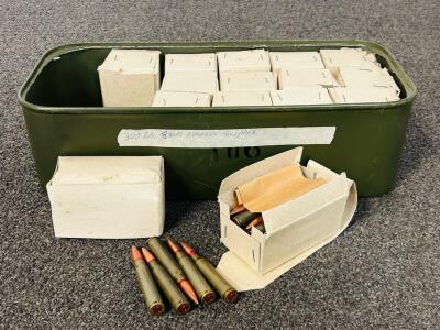 (300) Rounds Of Surplus 8mm Mauser In Green Metal Box