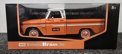 1966 Chevy C10 Fleetside Pickup Die-Cast Model By WolverineBrass Inc