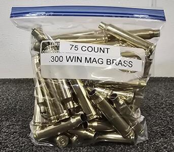 (75) Count .300 Win Mag Brass