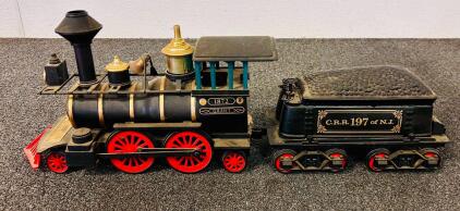 Vintage Jim Beam 1872 Grant Locomotive Whiskey Decanter