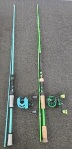 (2) 7' OneBass Fishing Rod And Reel Combos- New In Box