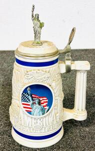 Vintage Avon "America The Beautiful" Beer Stein No. 00295
