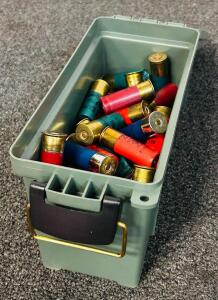 Ammo Box With Mixed 12 Ga. Ammo (Unkown Quantity)