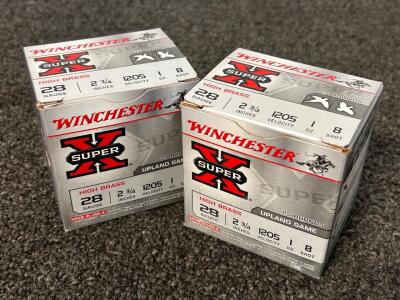 (50) Rnds Of Winchester Super -X 28 Ga. Shotgun ShotShells