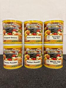 Survival Food - 6 Assorted - #10 Cans
