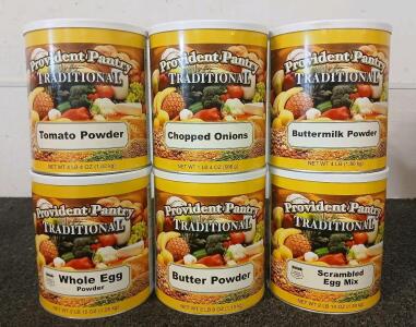 Survival Foods - Assorted - 6 Units - #10 Cans