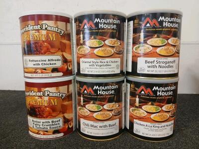 Survival Foods - Assorted - 6 Units - #10 Cans