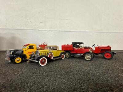 Die Cast Collectors Automobiles - Dodge - Ford - Jeep - Coca-Cola