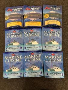Survival Food - 9 packs with heating bag