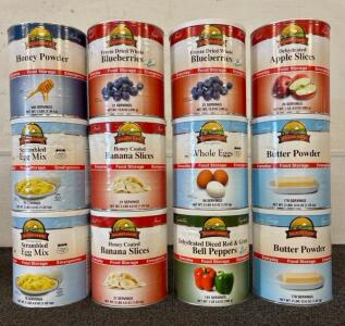 Survival Food - Assorted 12 Count - #10 Cans