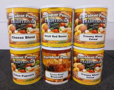 Survival Food- In (6) #10 Cans