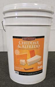 Survival Food, Cheddar & Alfredo Individual Packaged Sauce Mixes, 540 Servings Sealed