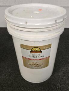 23 lbs Food Storage Bucket Of Regular Rolled Oats