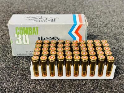(50) Rnds Of .30 (7.62mm Tokarev) Combat 85 Gr. FMJ