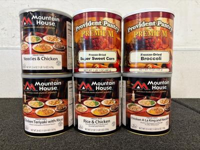 Survival Food - 6 Units Assorted - #10 Can