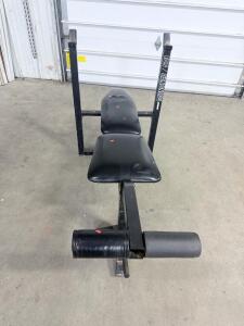 Marcy Monster 501 Adjustable Weight Bench, Leg Extension Attachment