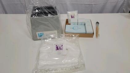 Aglow Masque Spa Facial Treatment Kit, Includes Serum, Cleanser, Gauze Masks