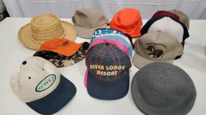 10+ Assorted Hats