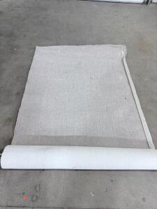 Light Grey Carpet Roll, Subtle Pattern, 12 ft x 15 ft