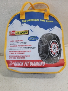 (3) Tire Chain Sets (new and vintage), (2 sets) 4" Casters