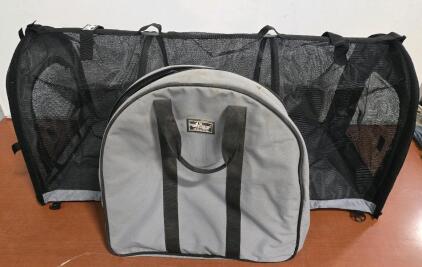 HomeStretch Foldable Long Pet Kennel w/ Carry Bag - 43"L x 19"W x 20"H