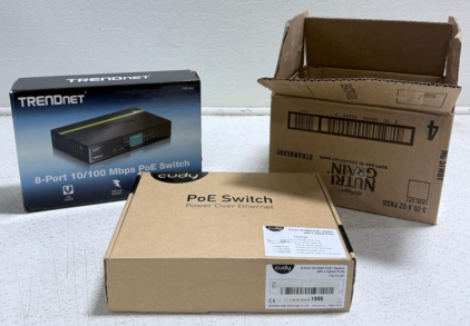 Cudy FS1010P PoE Switch, 8 PoE Ports, 120W Budget, 10/100 Mbps