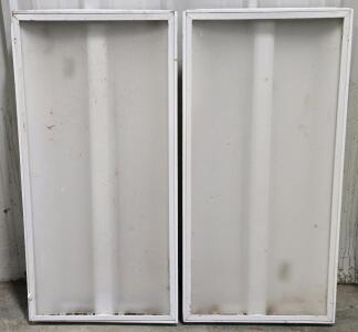 (2) Flourescent Light Fixtures - 23&frac34;" x 47⅝"