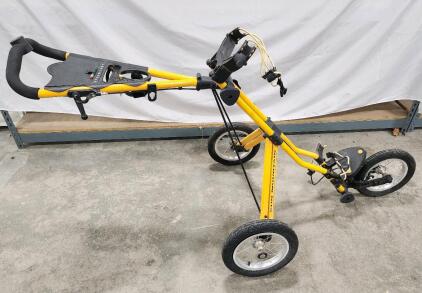 (1) Sun Mountain Speed Cart V1 Three-Wheel Golf Push Cart