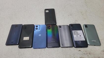 Nokia, Samsung, Motorola, and Cricket Smartphones, Various Models, IMEI: 351134680066704