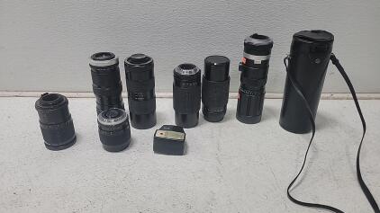 Pentax AF160 Flash, Camera Lenses Set, Zoom/Telephoto