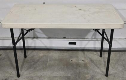 Lifetime Folding Table - 30"H x 48'L x 24"W