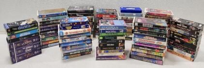 (100) Assorted VHS Tapes