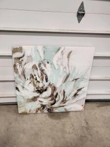 Abstract Painting, Acrylic on Canvas, 36 x 36 inches