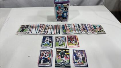Assorted 2025 Donruss Football Cards Including Names Like- Prescott, Crosby, Brown, Manning, A.J. Brown & Many More