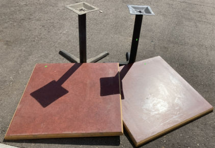 (2) Square Tables