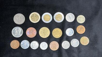 Lot Of 20 Foreign Currency Coins