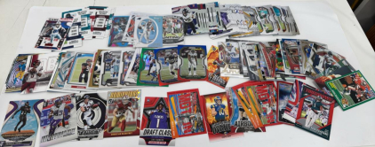 Assortment Of Football Cards Big Names , Rookies , Inserts & More