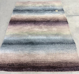 SKYLAR RAINBOW Area Rug, 7'10"x5'3", Multicolor, Polypropylene, Made in USA