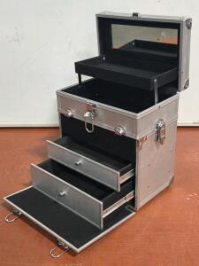 Fancy Travel Jewelry/Makeup Box - 12&frac14;"H x 11"W x 7"D