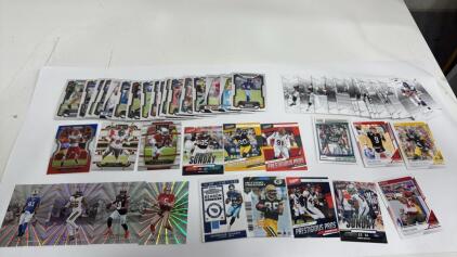 Assorted Football Cards - Prestige , Prizm , Donruss & Select
